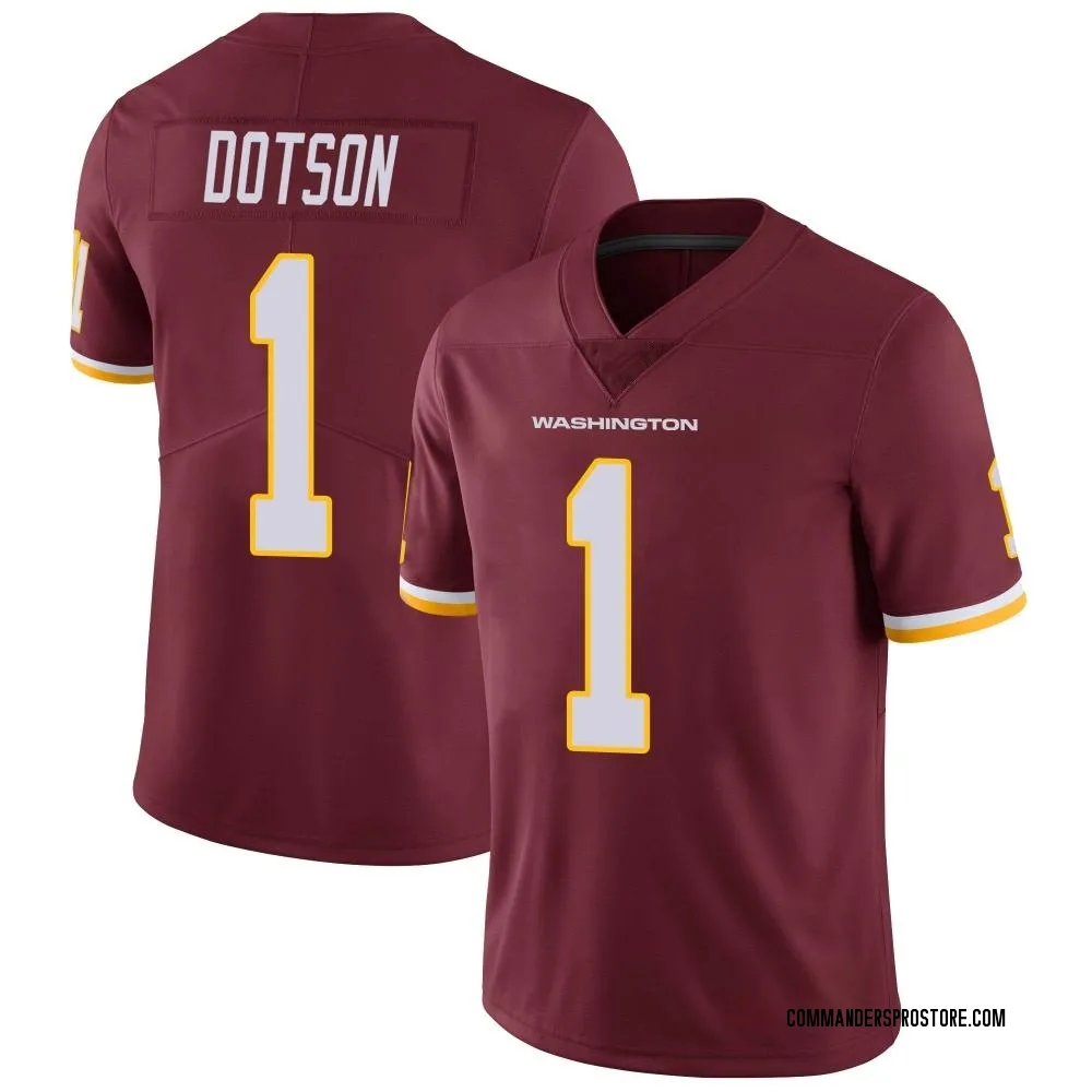 Adult Limited Jahan Dotson Washington Commanders Burgundy Team Color Vapor Untouchable Jersey